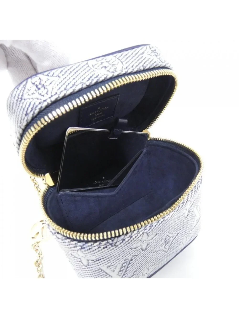 Louis Vuitton Monogram Laminated Jacquard Micro Vanity Bag